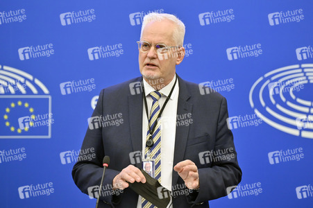 Pressekonferenz zum Urteil des Europäischen Gerichtshofs im EU-Parlament in Strassburg