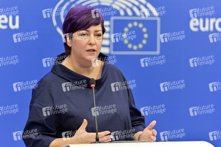 Pressekonferenz zum Urteil des Europäischen Gerichtshofs im EU-Parlament in Strassburg
