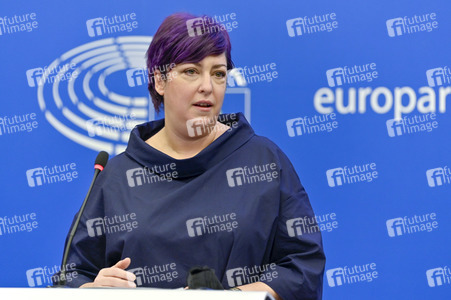 Pressekonferenz zum Urteil des Europäischen Gerichtshofs im EU-Parlament in Strassburg
