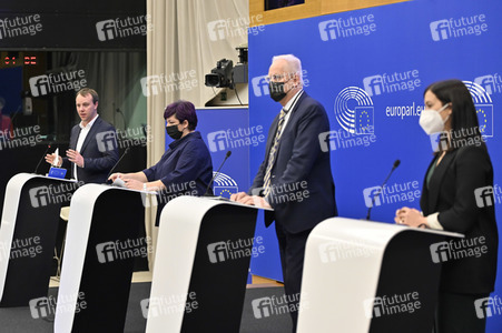 Pressekonferenz zum Urteil des Europäischen Gerichtshofs im EU-Parlament in Strassburg