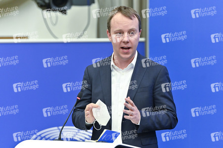 Pressekonferenz zum Urteil des Europäischen Gerichtshofs im EU-Parlament in Strassburg