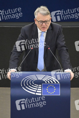 Plenartagung über den Schutz der Arbeitnehmer im EU-Parlament in Straßburg