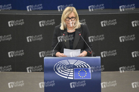 Plenartagung über den Schutz der Arbeitnehmer im EU-Parlament in Straßburg