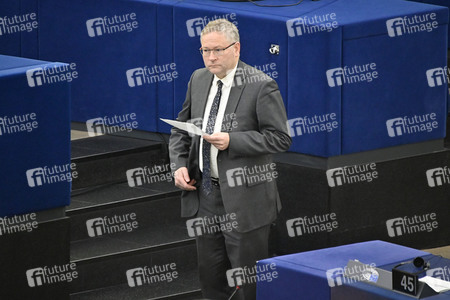 Plenartagung über den Schutz der Arbeitnehmer im EU-Parlament in Straßburg