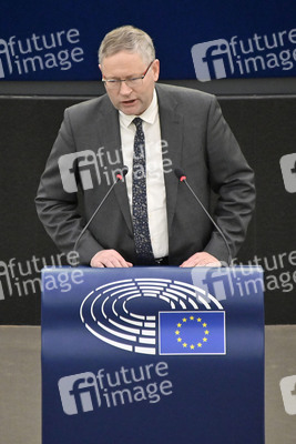 Plenartagung über den Schutz der Arbeitnehmer im EU-Parlament in Straßburg