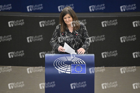 Plenartagung über den Schutz der Arbeitnehmer im EU-Parlament in Straßburg