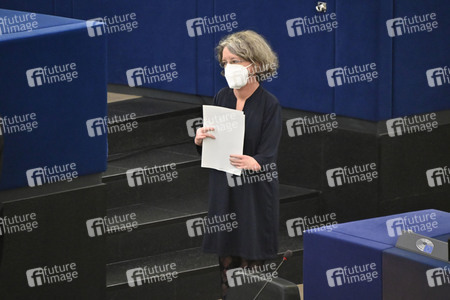 Plenartagung über den Schutz der Arbeitnehmer im EU-Parlament in Straßburg