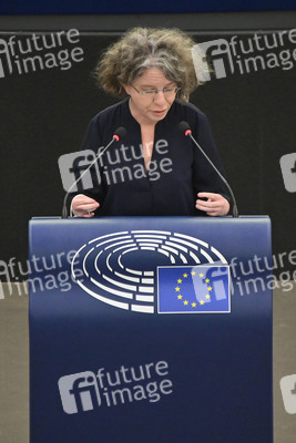 Plenartagung über den Schutz der Arbeitnehmer im EU-Parlament in Straßburg