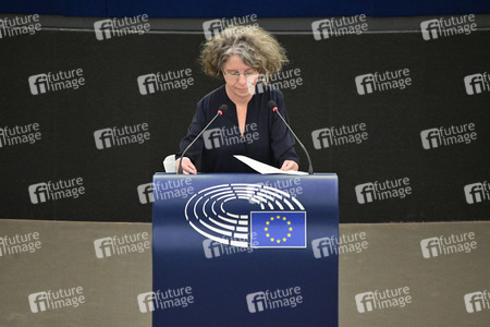Plenartagung über den Schutz der Arbeitnehmer im EU-Parlament in Straßburg