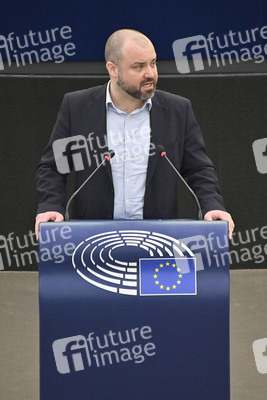 Plenartagung über den Schutz der Arbeitnehmer im EU-Parlament in Straßburg