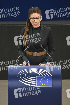 Plenartagung über den Schutz der Arbeitnehmer im EU-Parlament in Straßburg