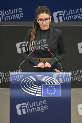 Plenartagung über den Schutz der Arbeitnehmer im EU-Parlament in Straßburg