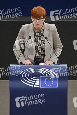 Plenartagung über den Schutz der Arbeitnehmer im EU-Parlament in Straßburg