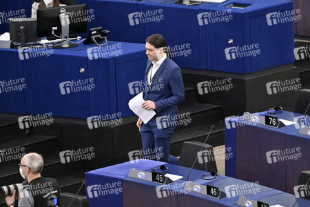 Plenartagung über den Schutz der Arbeitnehmer im EU-Parlament in Straßburg