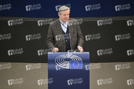 Plenartagung über den Schutz der Arbeitnehmer im EU-Parlament in Straßburg