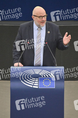 Plenartagung über den Schutz der Arbeitnehmer im EU-Parlament in Straßburg