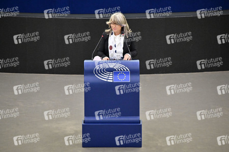 Plenartagung über den Schutz der Arbeitnehmer im EU-Parlament in Straßburg