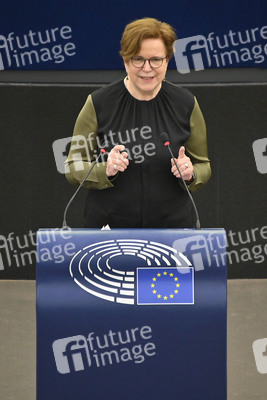 Plenartagung über den Schutz der Arbeitnehmer im EU-Parlament in Straßburg