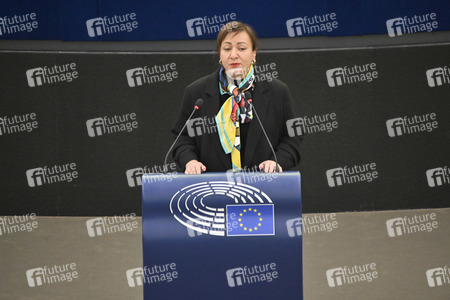 Plenartagung über den Schutz der Arbeitnehmer im EU-Parlament in Straßburg