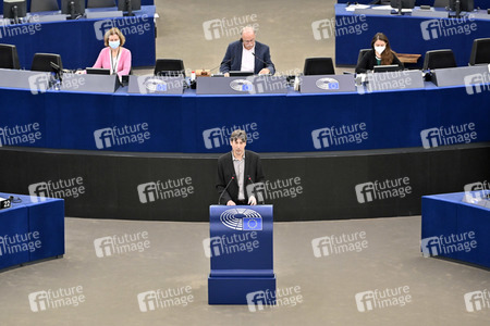 Plenartagung zu extremen Wetterphänomenen im EU-Parlament in Straßburg