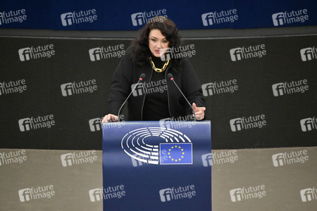Plenartagung zu extremen Wetterphänomenen im EU-Parlament in Straßburg