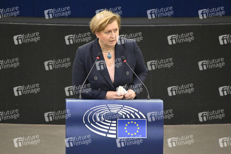 Plenartagung zur Todestrafe im Iran im EU-Parlament in Straßburg