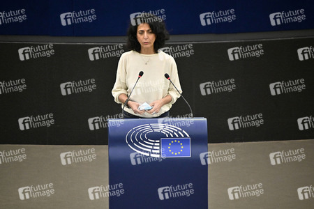Plenartagung zur Todestrafe im Iran im EU-Parlament in Straßburg