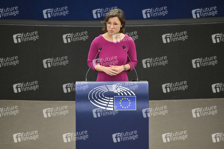 Plenartagung über Verletzungen der Menschenrechte im EU-Parlament in Straßburg