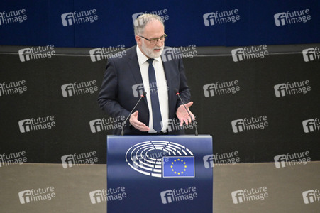 Plenartagung über Verletzungen der Menschenrechte im EU-Parlament in Straßburg