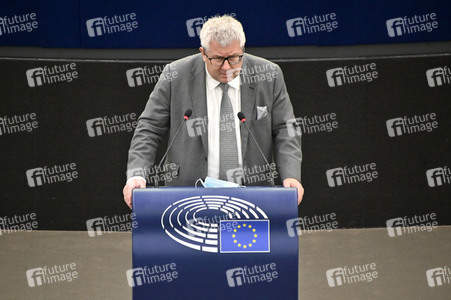 Plenartagung über Verletzungen der Menschenrechte im EU-Parlament in Straßburg