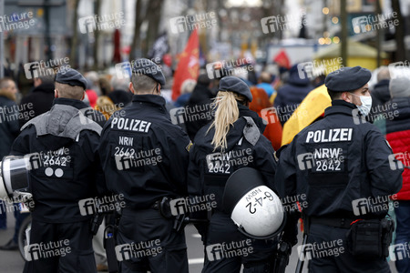 Coronademo in Düsseldorf