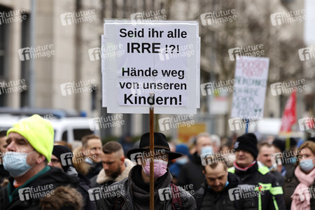 Coronademo in Düsseldorf