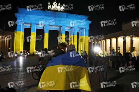 Solidarität mit der Ukraine in Berlin