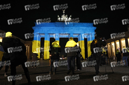 Solidarität mit der Ukraine in Berlin