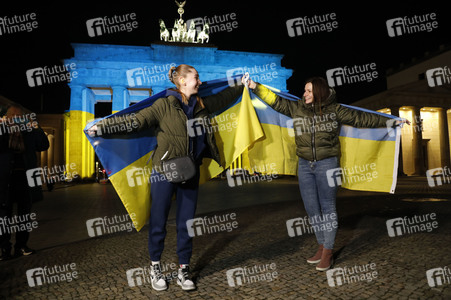 Solidarität mit der Ukraine in Berlin