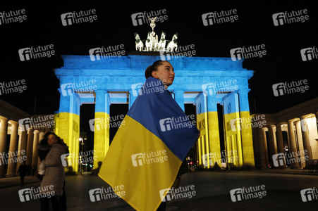 Solidarität mit der Ukraine in Berlin