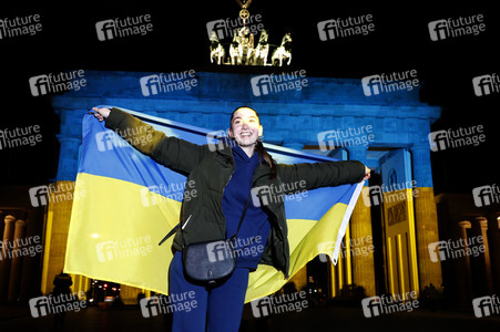 Solidarität mit der Ukraine in Berlin