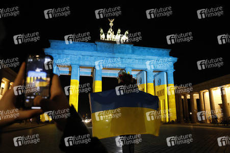Solidarität mit der Ukraine in Berlin
