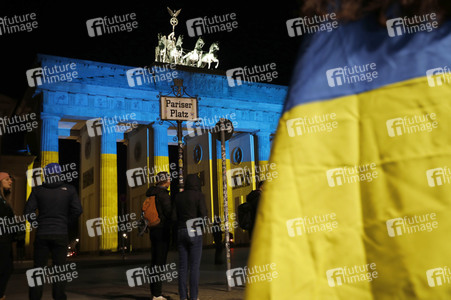 Solidarität mit der Ukraine in Berlin
