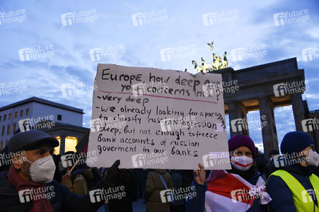 Demonstration gegen den Krieg in der Ukraine in Berlin