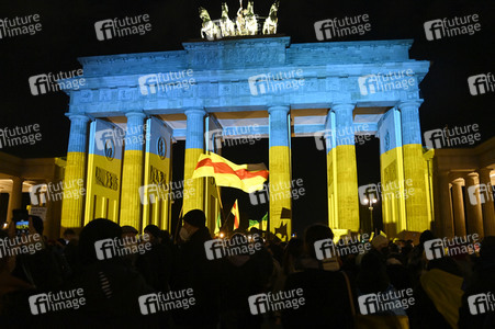 Demonstration gegen den Krieg in der Ukraine in Berlin
