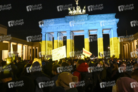 Demonstration gegen den Krieg in der Ukraine in Berlin