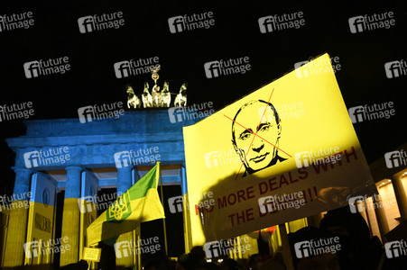 Demonstration gegen den Krieg in der Ukraine in Berlin