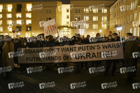 Demonstration gegen den Krieg in der Ukraine in Berlin