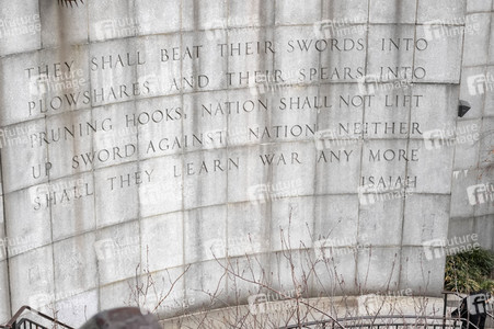 Impressionen aus New York nach dem Einmarsch Russlands in die Ukraine