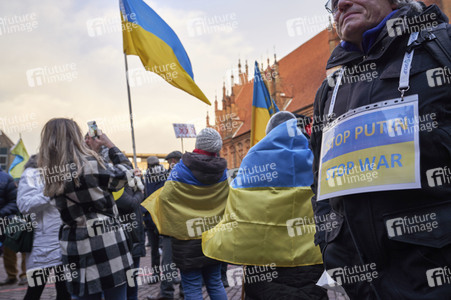 'Lichter für den Frieden' Friedensgebet und Kundgebung für die Ukraine in Hannover