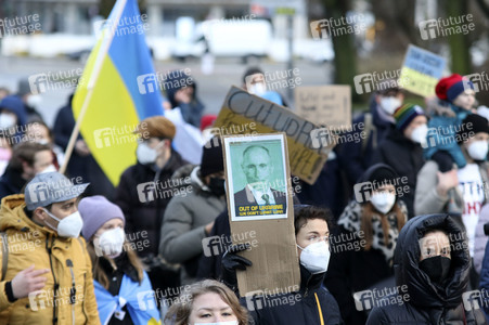 Demonstration gegen den Krieg in der Ukraine in Hamburg
