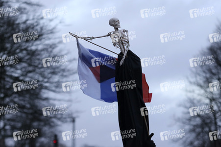 Demonstration gegen den Krieg in der Ukraine in Hamburg