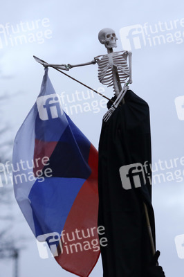 Demonstration gegen den Krieg in der Ukraine in Hamburg