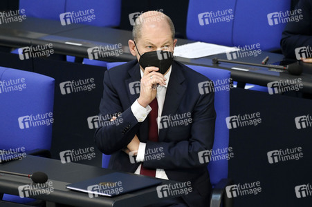 Sondersitzung des Deutschen Bundestages in Berlin